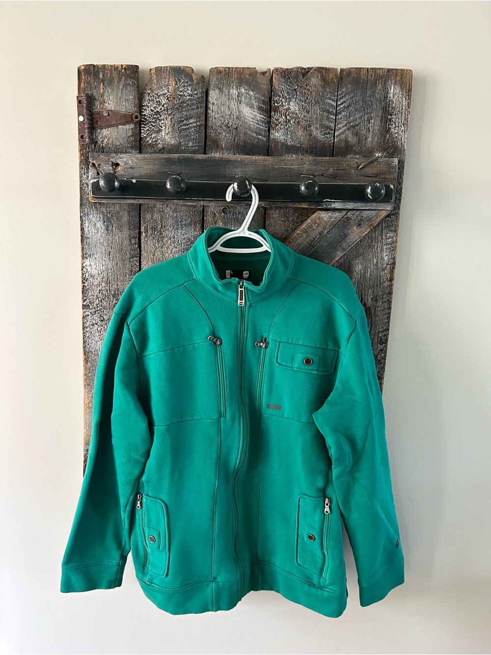 Men's Orage Teal Full-Zip Performance Jacket